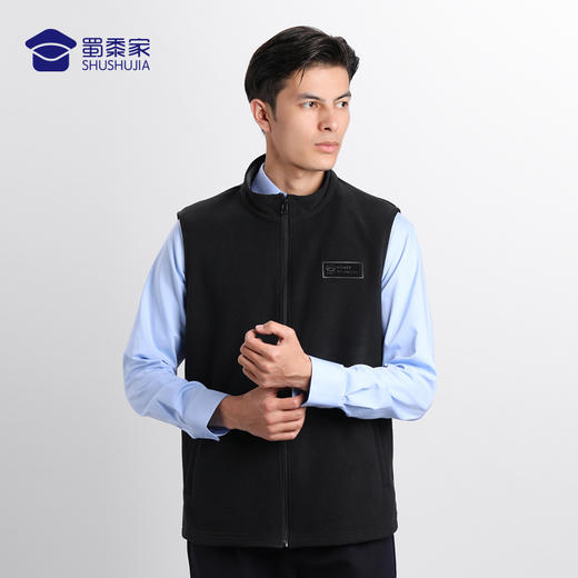 【双面抓绒马甲】魔术贴通勤加绒上衣百搭保暖背心 商品图1