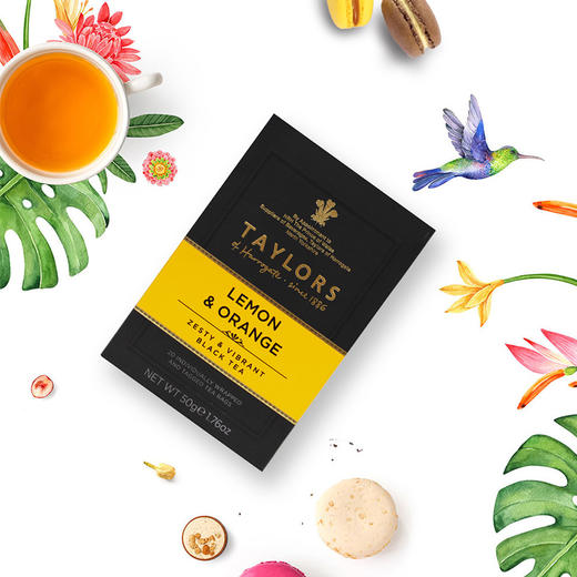 【中欧班列精选2盒】英国伯爵红茶  原装进口泰勒伯爵茶叶多系列多味 40g/50g/盒 商品图12