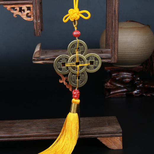 平安五帝钱挂饰 车挂 商品图1