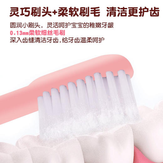 小黄鸭B.Duck Baby-5-12岁儿童牙膏50g+软毛牙刷牙刷架套装含氟固齿防龋齿草莓味/香橙味(三件套) 商品图4