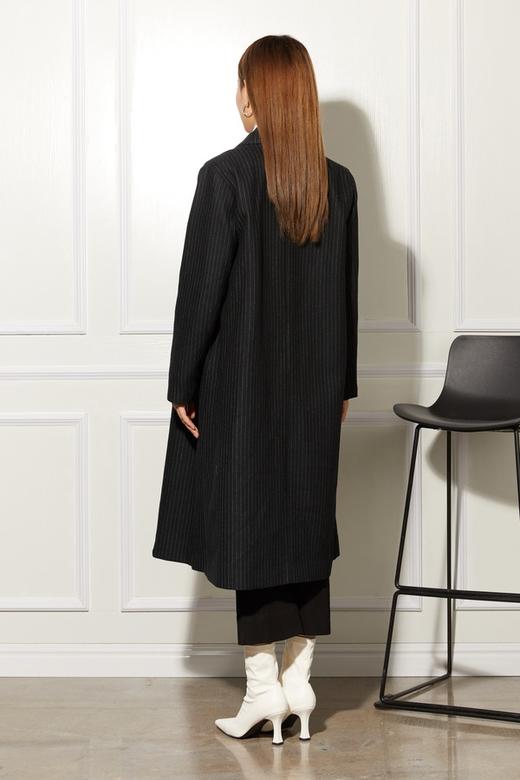 ESTELLICA 黑色条纹经典外套 10649 商品图2