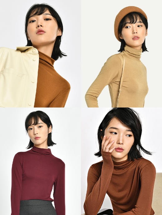 【特价清仓】本物羊绒蛋白纤维打底衫 商品图4