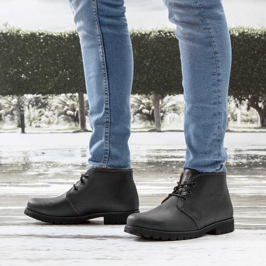 断码特价43码——西班牙原产男士皮鞋踝靴经典款四季款黑色BPC3 商品图7