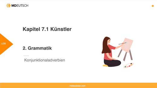 7.1 语法丨Konjunktionaladverbien（2） 商品图0