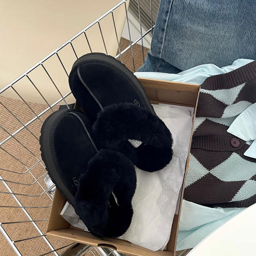 厚底星拖-黑色 商品图1