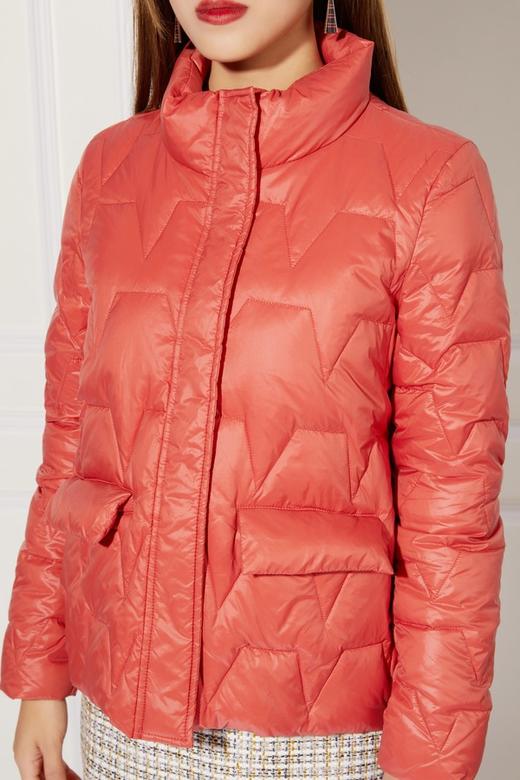Le Malene 橙红色羽绒外套 10556 商品图4