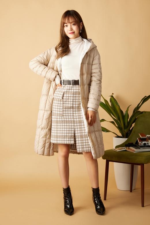 ESTELLICA 米色羽绒长款外套 10576 商品图1