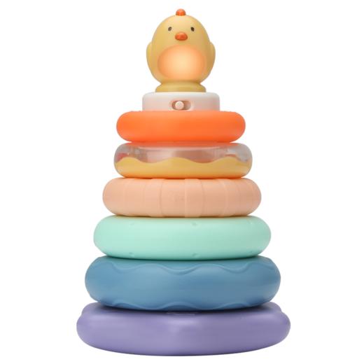 贝恩施婴儿叠叠乐儿童彩虹塔套圈早教益智玩具宝宝1一2岁3八个月 商品图2