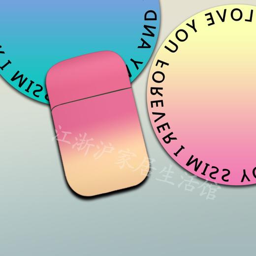 高颜值粉色火焰充气打火机防风金属渐变ins网红定制送男朋友礼物 商品图7