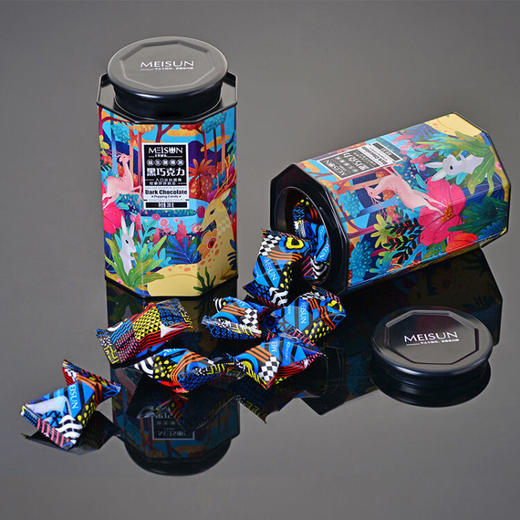 香港美诚 益生菌爆跳黑巧克力 208g /1灌 商品图4