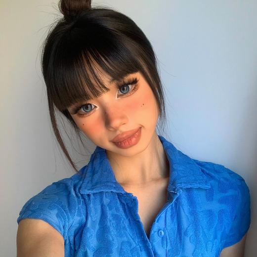 woolilens 半年抛 比巴卜蓝 直径14.5mm着色14.0mm 商品图6