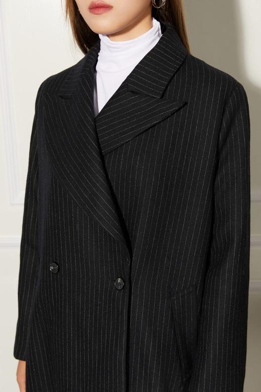 ESTELLICA 黑色条纹经典外套 10649 商品图3