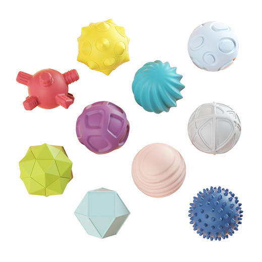 贝恩施婴儿手抓球触感球抚触球感统训练球玩具球可啃咬按摩球宝宝 商品图1