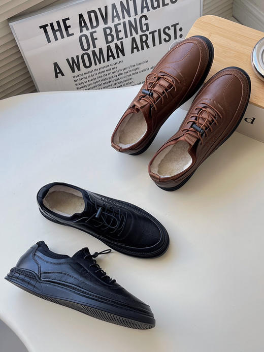 2022U GG 冬款超柔软舒适爸爸鞋-黑色 商品图6