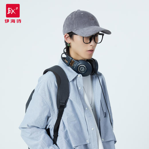 EX2伊海诗22秋冬灯芯绒棒球帽 新款男女情侣 防风休闲运动 商品图1