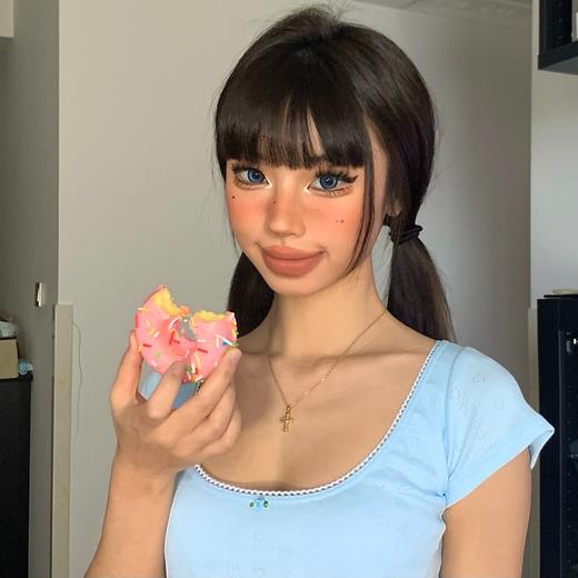 woolilens 半年抛 比巴卜蓝 直径14.5mm着色14.0mm 商品图8