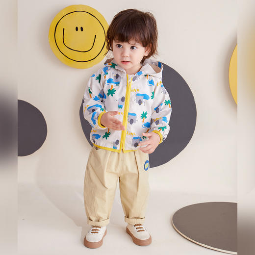 婴儿毛衣儿童秋季毛衣开衫线衣宝宝秋冬外套针织嘟嘟家奇趣大自然 商品图3