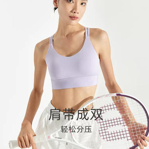 【人气爆款】跃牌【瑜见伽人系列】全罩杯中强度细带美背运动内衣女防震聚拢定型防下垂瑜伽健身文胸YJYX1010 商品图1