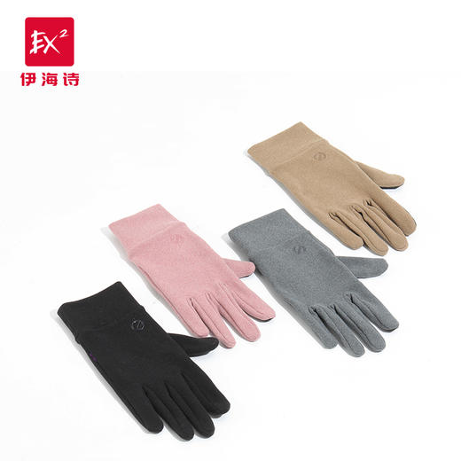 伊海诗22秋冬触屏防寒手套 男女通用 保暖加绒加厚开车骑行防寒手套 商品图0
