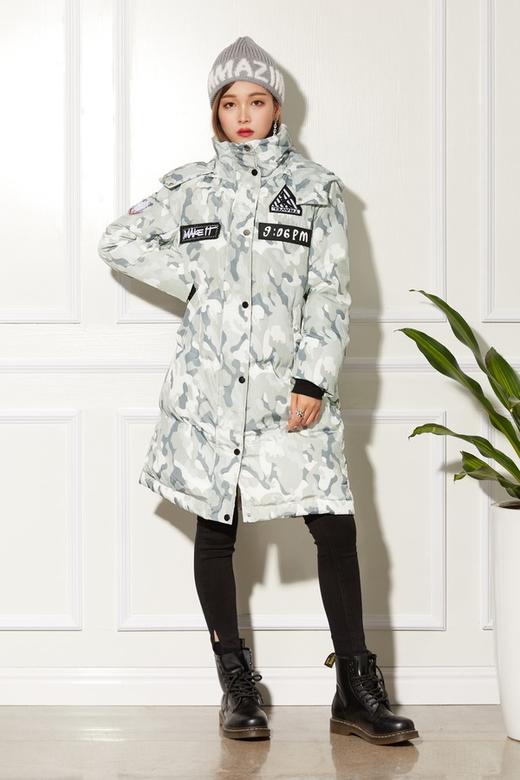 WHO KNOWS 韩版宽松连帽羽绒服 10387 商品图1