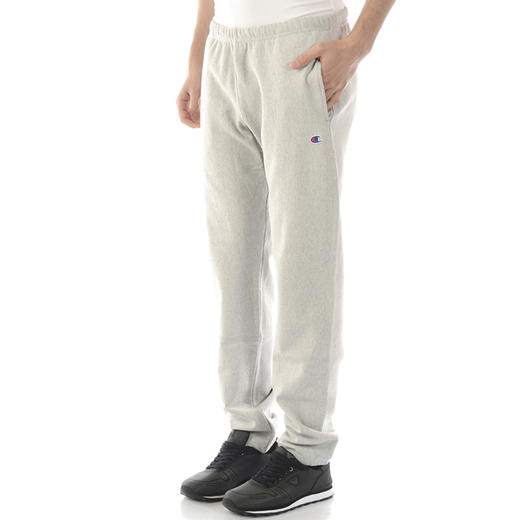CHAMPION 冠军 男士棉质刺绣徽标休闲运动裤 灰色 210969 EM004 商品图1