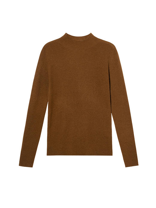 【石榴婆直播专享】
322工房无缝全成型绵羊毛半高领打底衫2022年秋冬纯色针织套头衫 商品图4