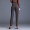 冬款长款简约修身，时尚宽松直筒裤松紧腰拼接休闲气质长裤MYX-28111 商品缩略图2