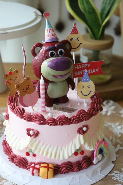 复古生日草莓熊 商品图3