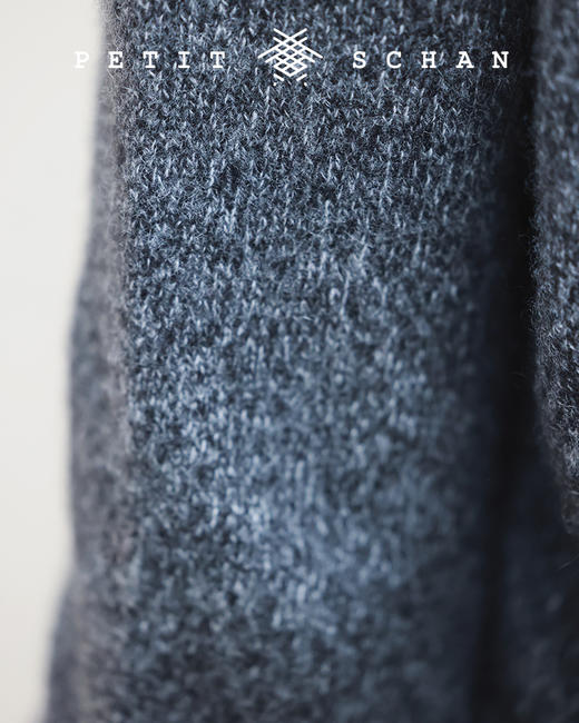 PETIT SCHAN小闪 CLO#147 twinkle twinkle little star 繁星闪烁 秋冬高端针织系列花纱纯山羊绒套头茧型慵懒毛衣 商品图12