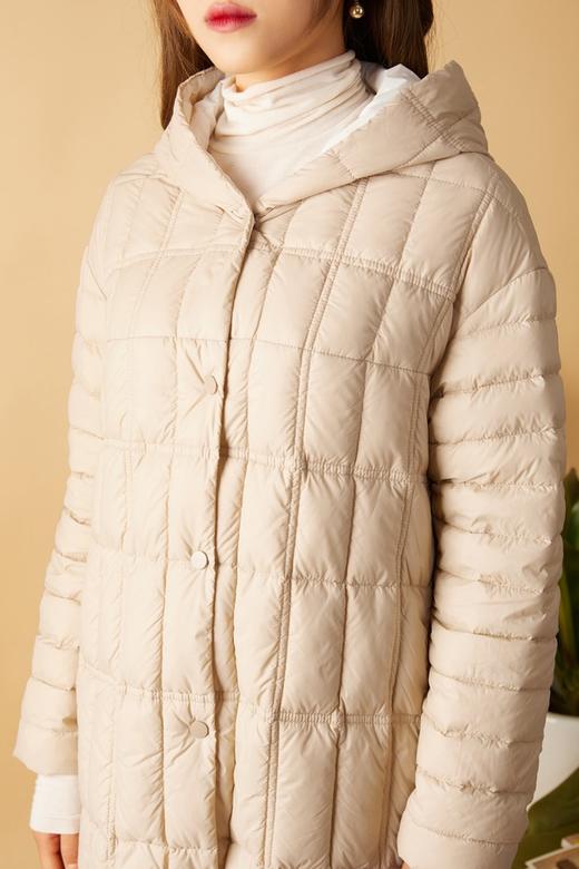 ESTELLICA 米色羽绒长款外套 10576 商品图4