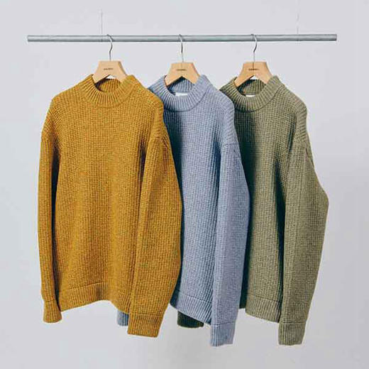 DIGAWEL Mockneck Sweater意大利面料纯羊毛毛衣 套头圆领针织衫 商品图0