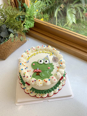 手绘恐龙奶油蛋糕 下单前请仔细阅读商品详情