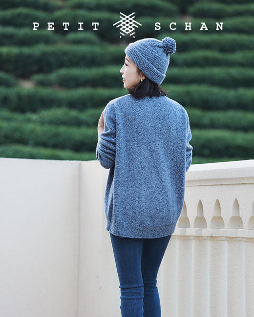 PETIT SCHAN小闪 CLO#147 twinkle twinkle little star 繁星闪烁 秋冬高端针织系列花纱纯山羊绒套头茧型慵懒毛衣 商品图9