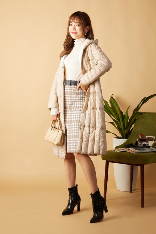 ESTELLICA 米色羽绒长款外套 10576 商品图2