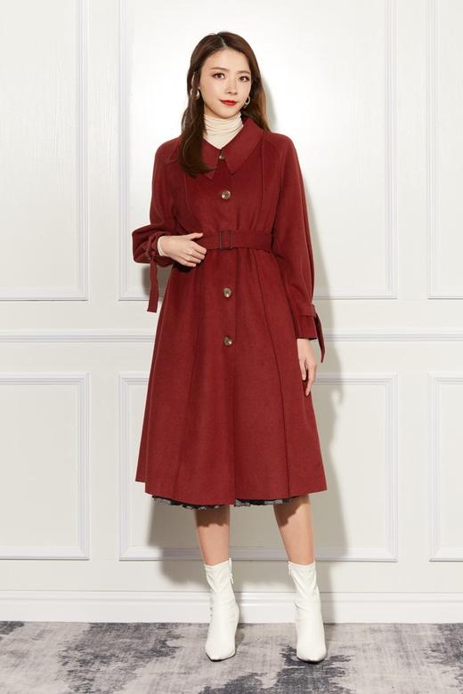 ELLA JADE 经典复古红色外套 11104 商品图0