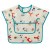 贝恩施儿童短袖双层防护防水防污罩衣婴儿宝宝吃饭神器围兜罩衣 商品缩略图1