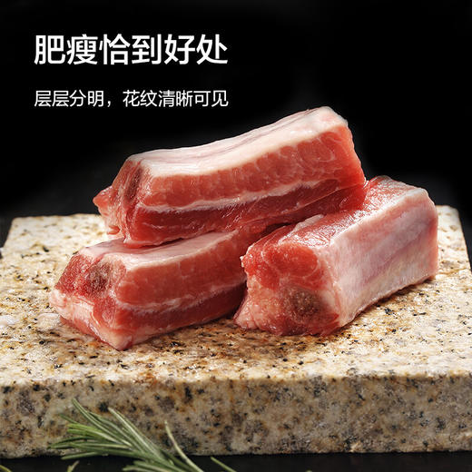 京东京造  黑猪肋排600g 京东跑山猪 冷冻免切黑猪肉排骨猪肋骨猪肋条 商品图1