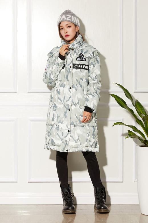 WHO KNOWS 韩版宽松连帽羽绒服 10387 商品图0