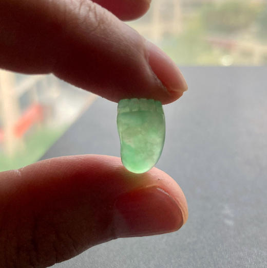 冰种阳绿翡翠知足常乐 商品图8