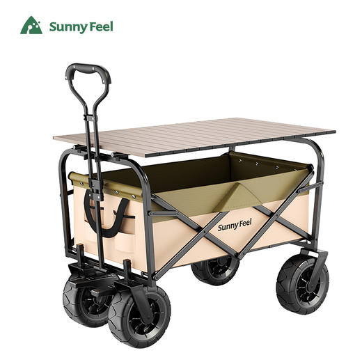 Sunnyfeel山扉露营车推车户外野营车小拖车可折叠营地手拉车野餐 商品图1