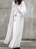 Puree｜#1983 Longline cardigan 羊绒睡袍式系带长开衫 [ 白 / 绿 / 深灰 / 棕 ] 商品缩略图4