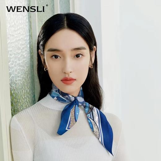 栖溪x万事利丝巾礼盒  嗅闻东方香气 难忘颈间风华 香薰蜡烛丝绸方巾 商品图3