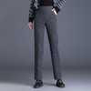 冬款长款简约修身，时尚宽松直筒裤松紧腰拼接休闲气质长裤MYX-28111 商品缩略图0