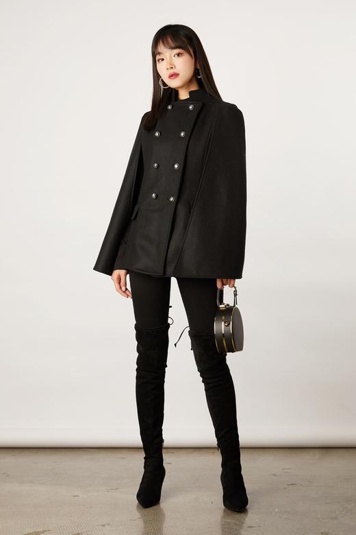 ELLA JADE 时尚斗篷羊毛呢外套 11107 商品图1