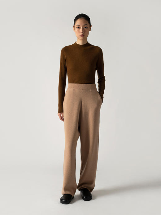 【石榴婆直播专享】
322工房无缝全成型绵羊毛半高领打底衫2022年秋冬纯色针织套头衫 商品图3