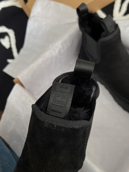 2022秋冬新款女士靴子➰厚底切尔西-黑色 商品图4