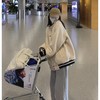 【简易时尚百搭加厚羊羔毛外套】棒球服女ins潮2022年新款秋冬季韩版宽松加绒加厚羊羔毛外套 商品缩略图1