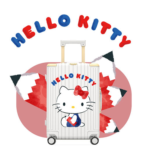 银座 x HelloKitty 梦幻联名白色系列9890K铝框箱 商品图4