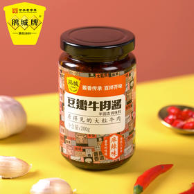 鹃城牌 麻辣味豆瓣牛肉酱200g