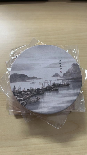 渔港晚霞杯垫（样品）